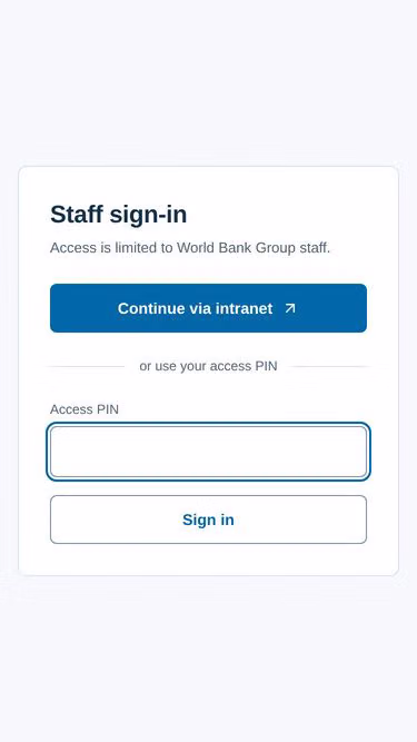Screenshot of wbg.one