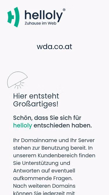 Screenshot of wda.co.at