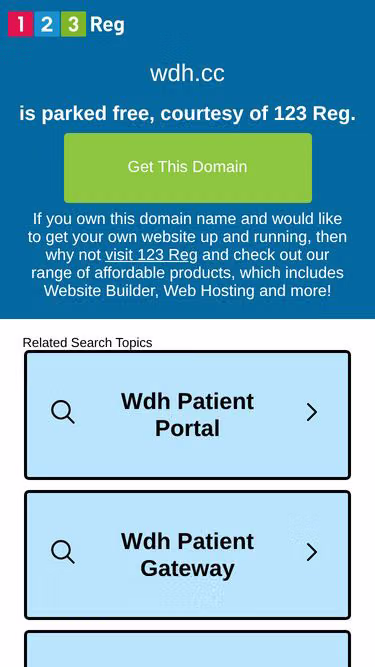Screenshot of wdh.cc
