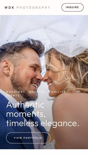Screenshot of wdk.photography