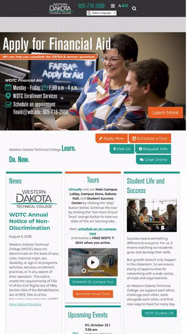 Screenshot of wdt.edu