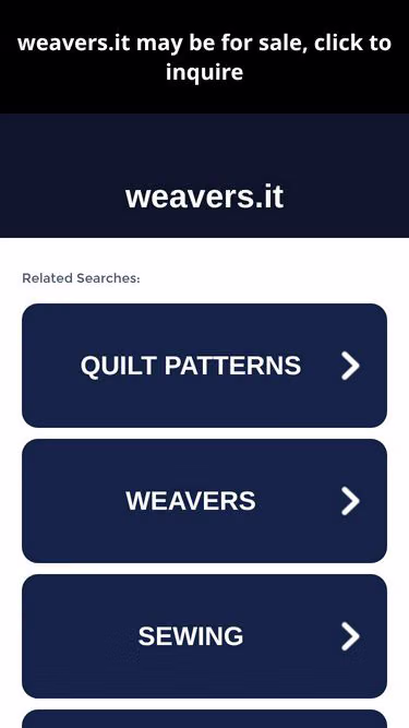 Screenshot of weavers.it