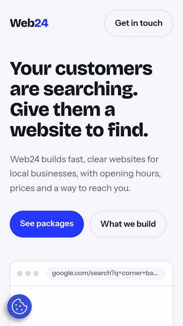 Screenshot of web24.design