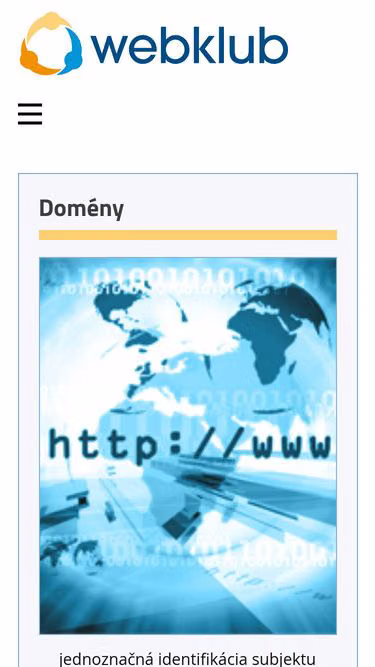 Screenshot of webclub.eu