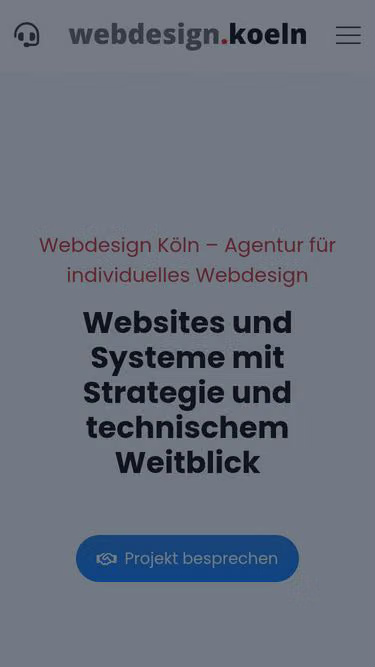 Screenshot of webdesigner.koeln