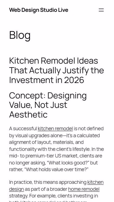 Screenshot of webdesignstudio.live