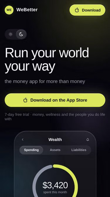 Screenshot of webetter.app
