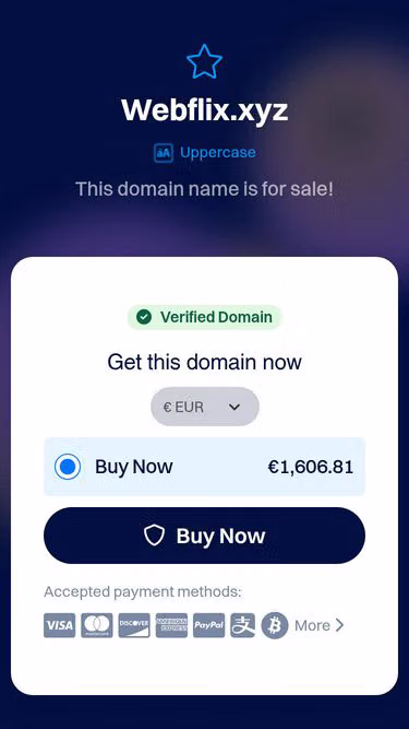 Screenshot of webflix.xyz