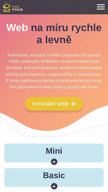 Screenshot of webfocus.cz