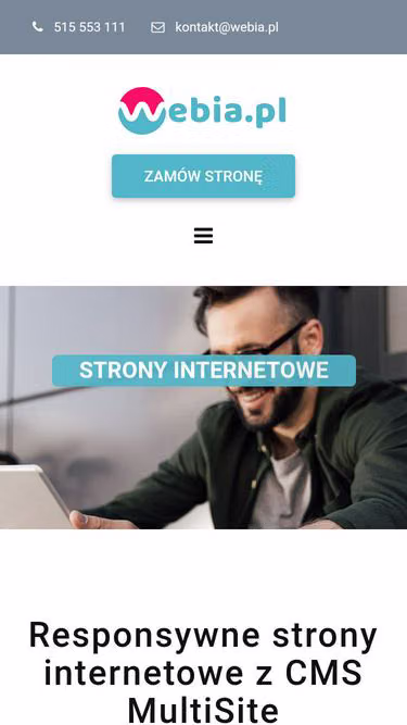 Screenshot of webia.pl