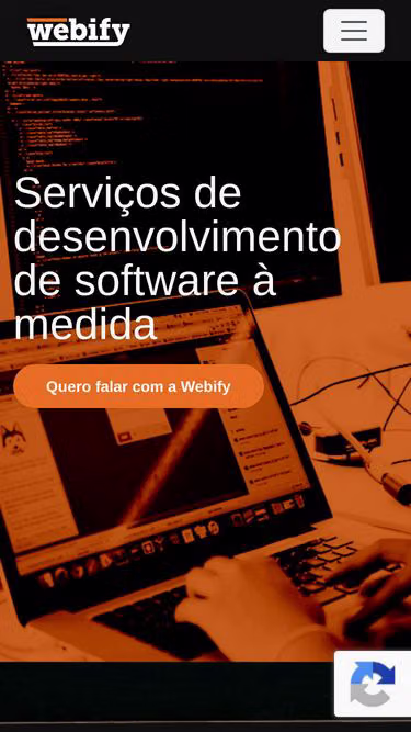 Screenshot of webify.pt