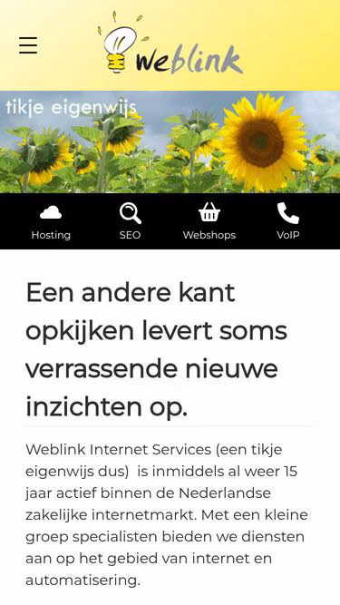 Screenshot of weblink.nl