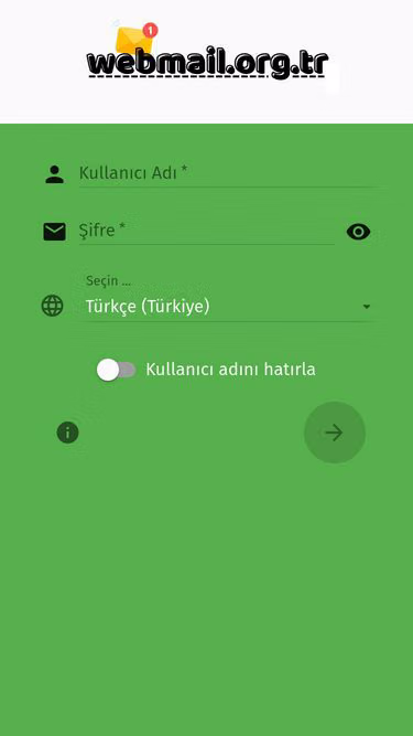 Screenshot of webmail.tc