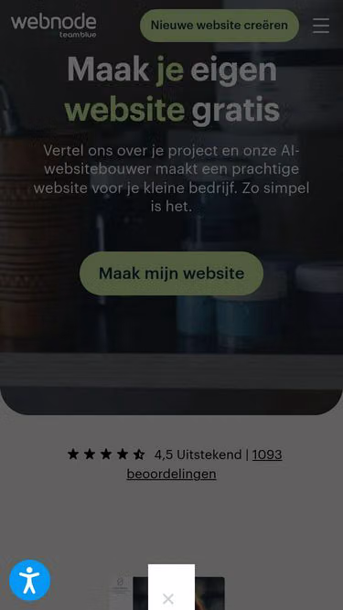 Screenshot of webnode.nl
