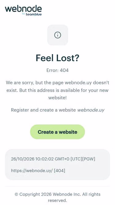 Screenshot of webnode.uy