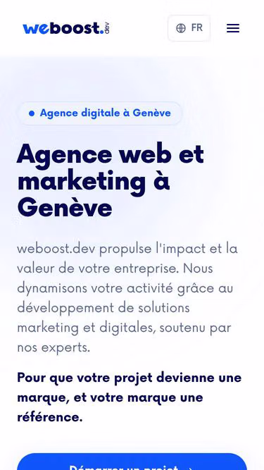 Screenshot of weboost.dev