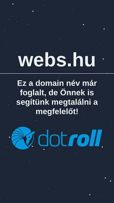 Screenshot of webs.hu