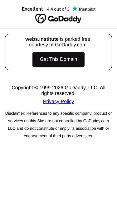 Screenshot of webs.institute