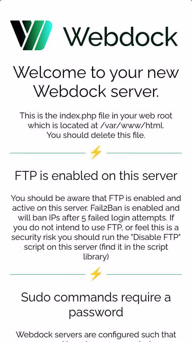 Screenshot of webs.live
