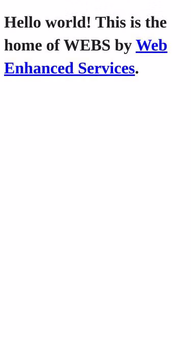 Screenshot of webs.net.au