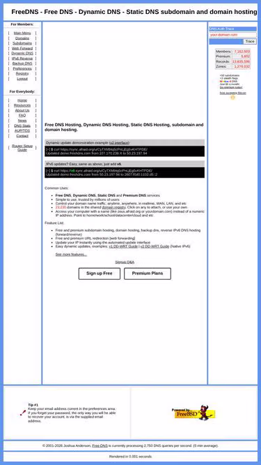 Screenshot of webs.vc