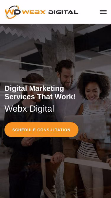 Screenshot of webx.digital