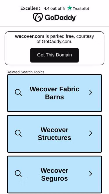 Screenshot of wecover.com