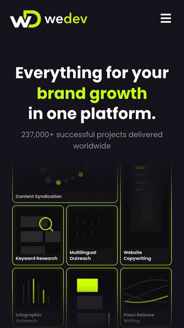 Screenshot of wedev.ltd