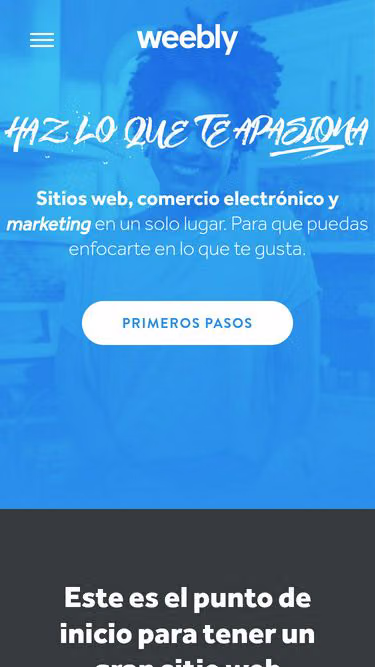 Screenshot of weebly.hn