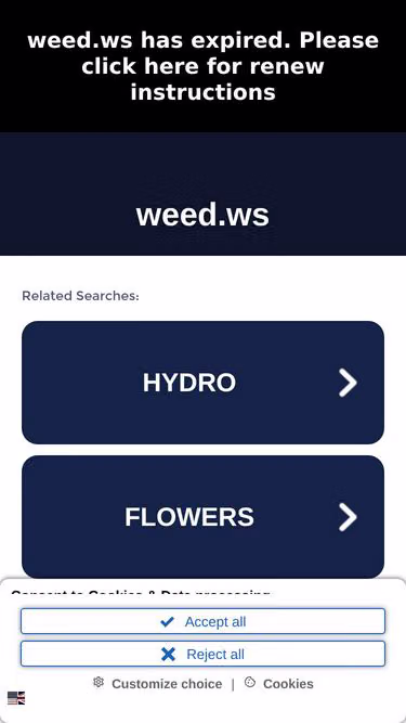 Screenshot of weed.ws