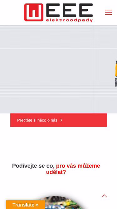 Screenshot of weee.cz