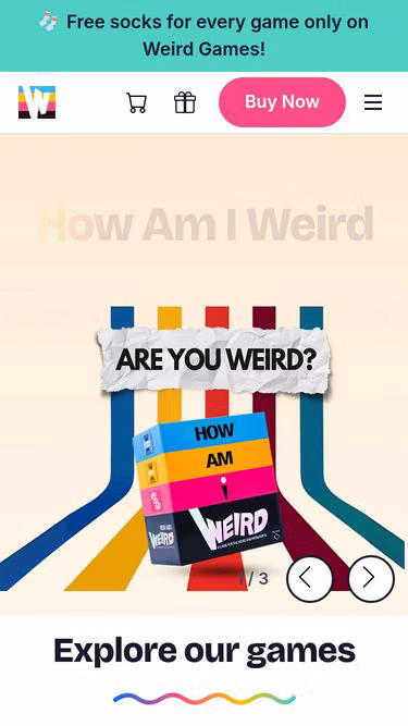 Screenshot of weird.games
