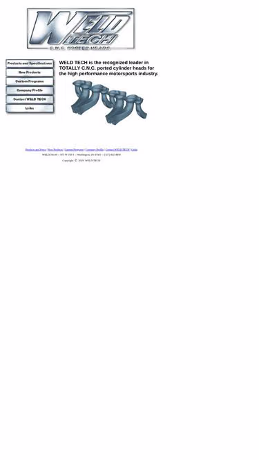 Screenshot of weldtech.com
