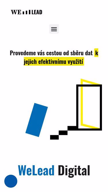 Screenshot of welead.cz