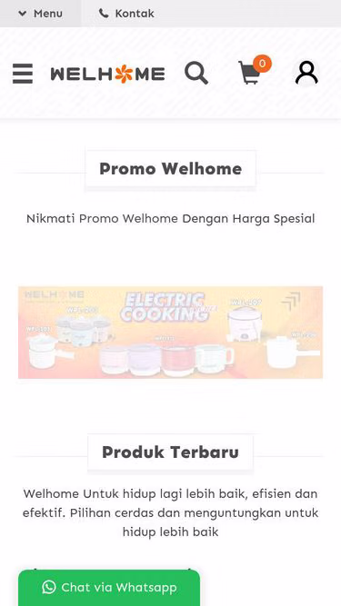 Screenshot of welhome.co.id