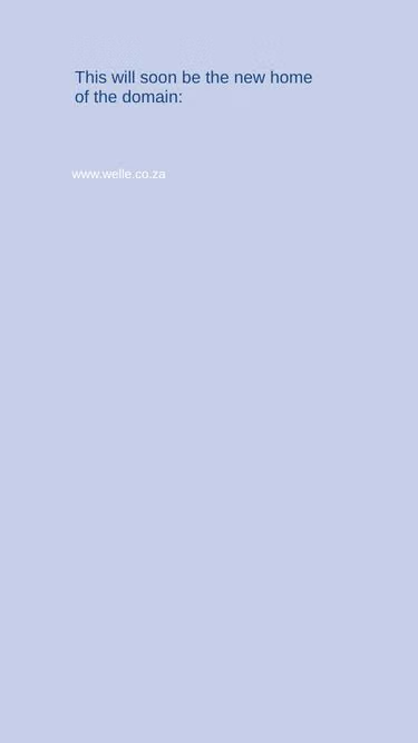 Screenshot of welle.co.za