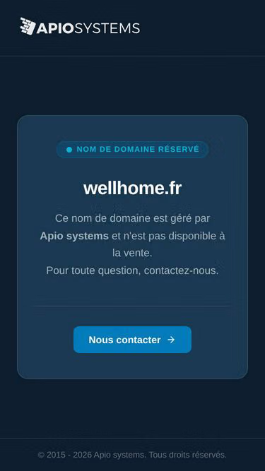 Screenshot of wellhome.fr