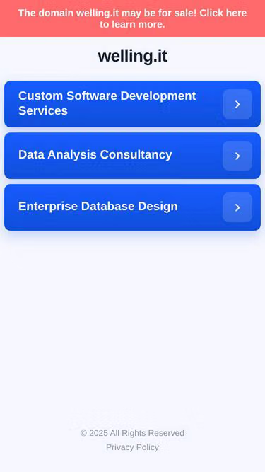 Screenshot of welling.it