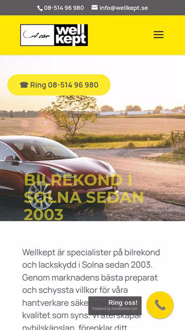 Screenshot of wellkept.se