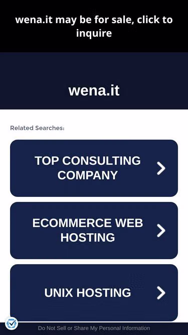 Screenshot of wena.it