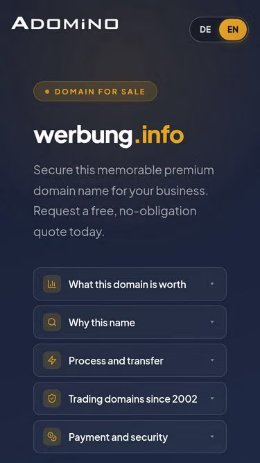 Screenshot of werbung.info