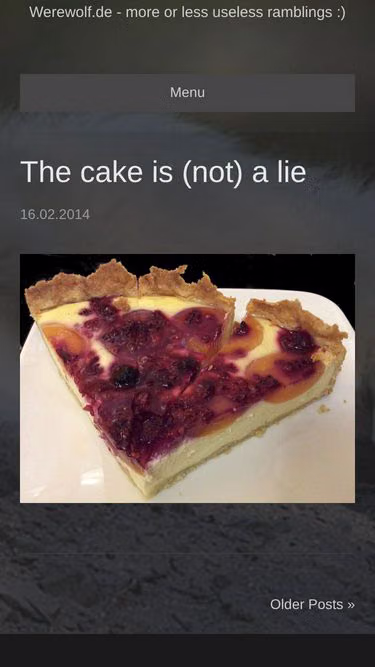 Screenshot of werewolf.de