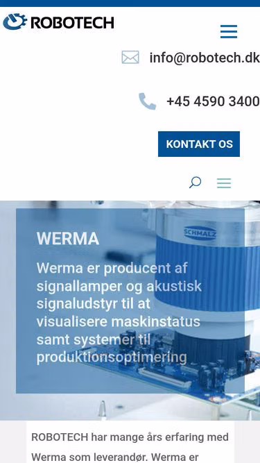Screenshot of werma.dk