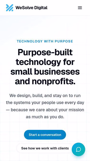 Screenshot of wesolve.digital