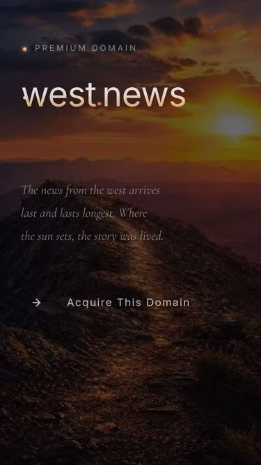 Screenshot of west.news