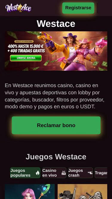 Screenshot of westace.cards