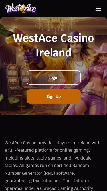 Screenshot of westace.ie