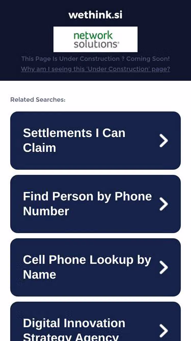 Screenshot of wethink.si