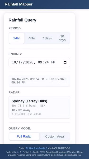 Screenshot of wetter.com.au