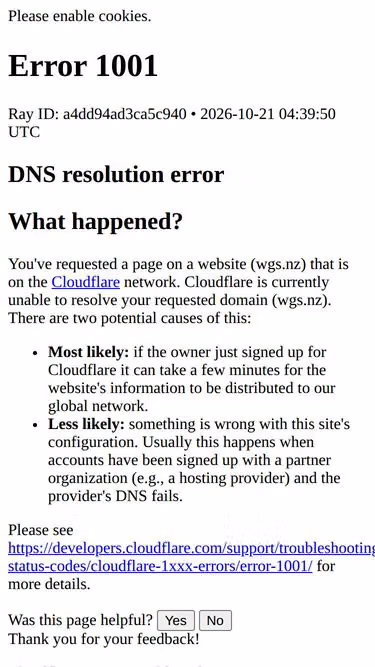 Screenshot of wgs.nz